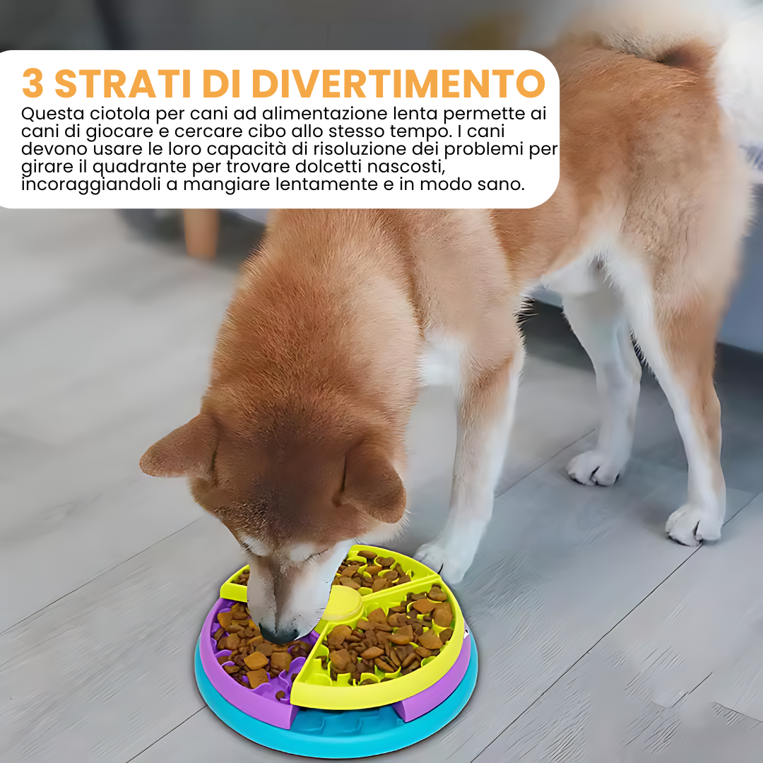 SNACKYTWIST - Alimentatore Slow Food Rotante