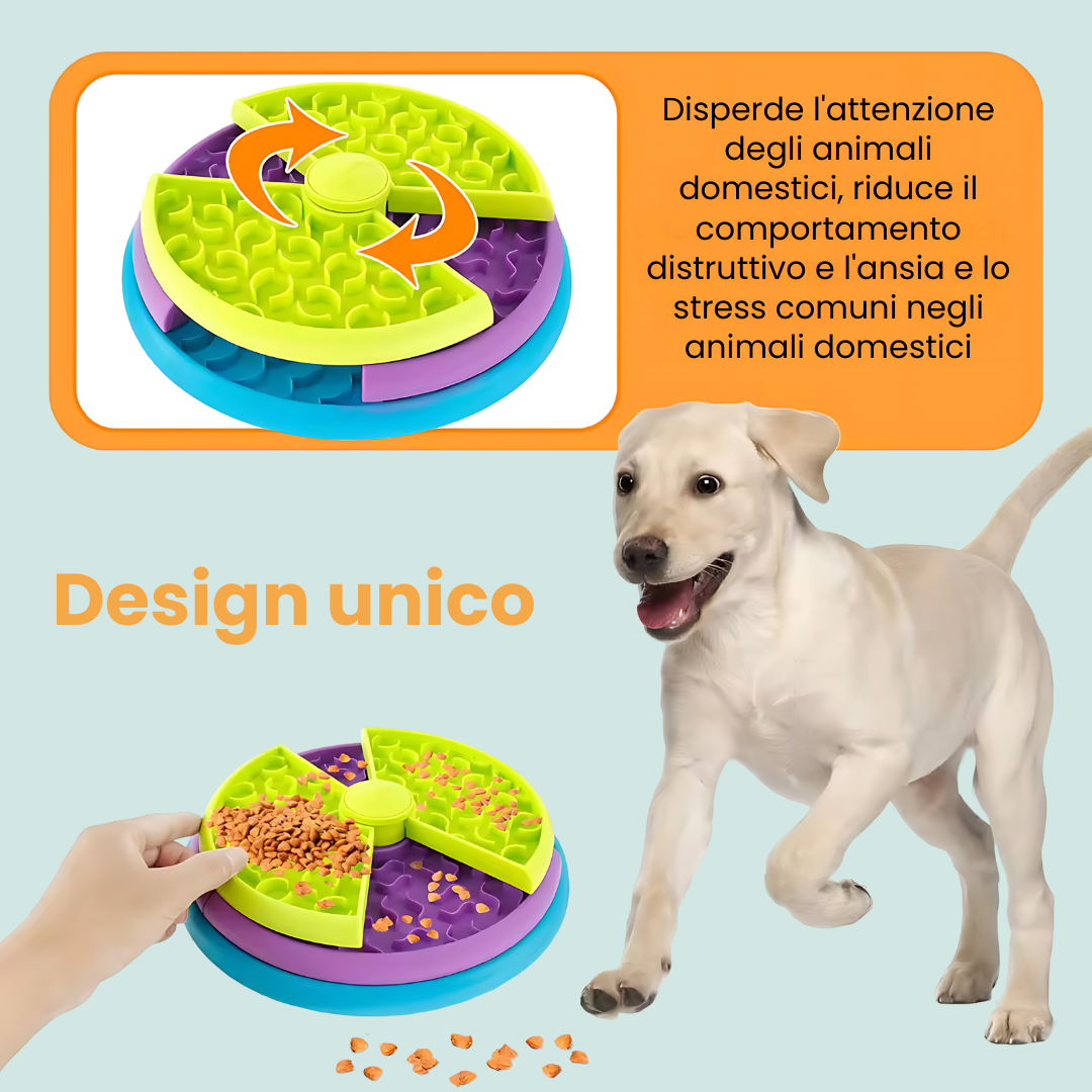 SNACKYTWIST - Alimentatore Slow Food Rotante