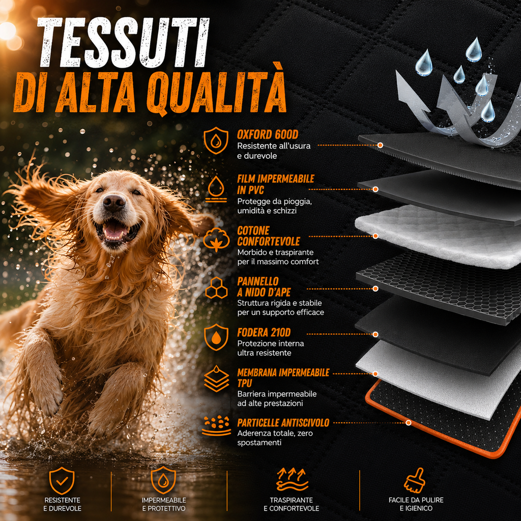 COMFYRIDE 2.0 - Estensore per sedile auto con Supporto Rigido