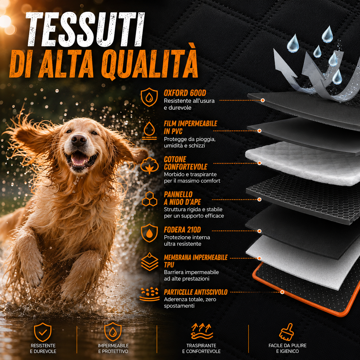 COMFYRIDE 2.0 - Estensore per sedile auto con Supporto Rigido